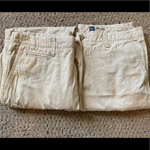 Gap Lived In Slim Fit Khakis